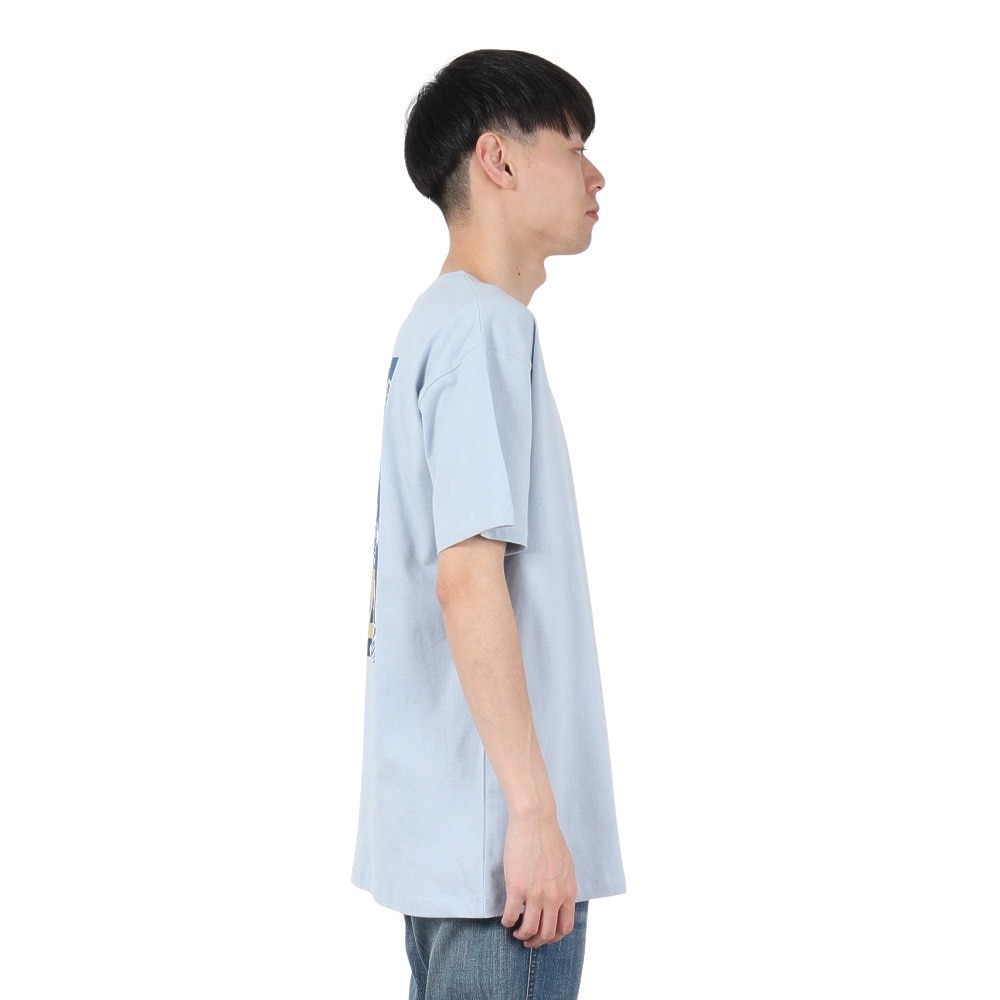 エアボーン（ARBN）（メンズ）バックロゴ 半袖Tシャツ 2 AB2025SSM-APP003SAX