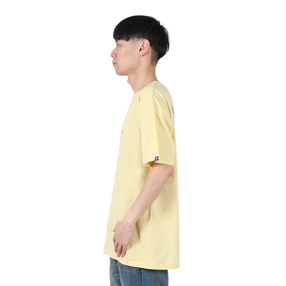 エアボーン（ARBN）（メンズ）バックロゴ 半袖Tシャツ 2 AB2025SSM-APP003YEL