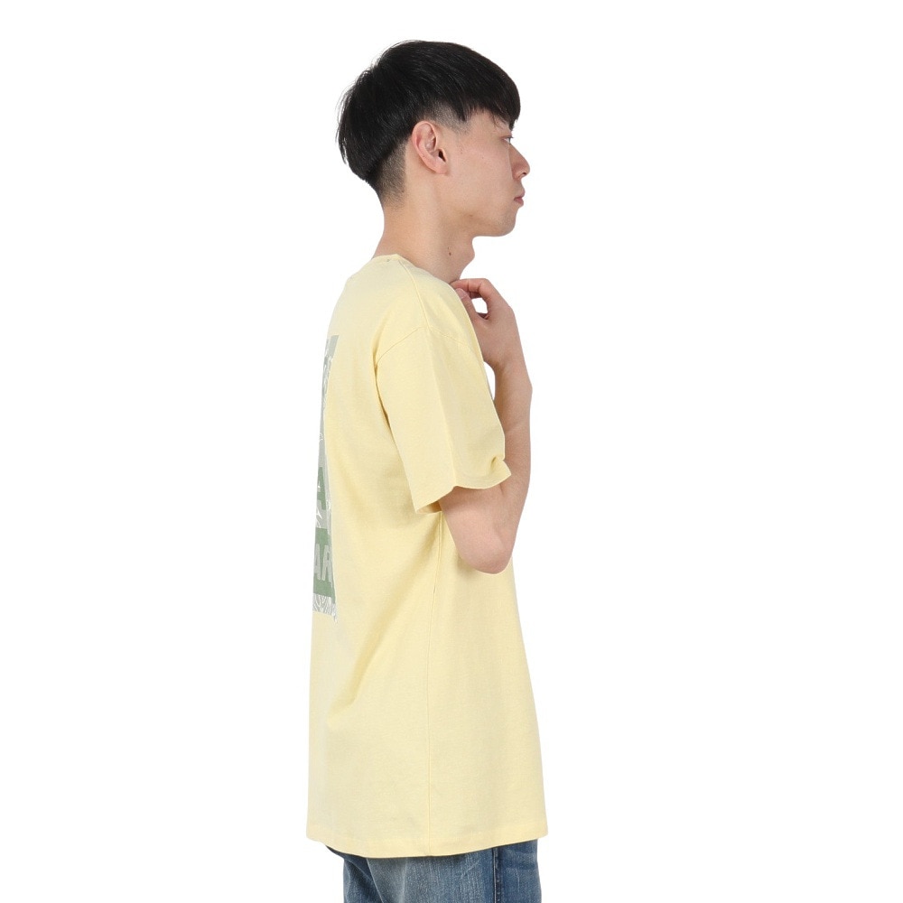 エアボーン（ARBN）（メンズ）バックロゴ 半袖Tシャツ 2 AB2025SSM-APP003YEL