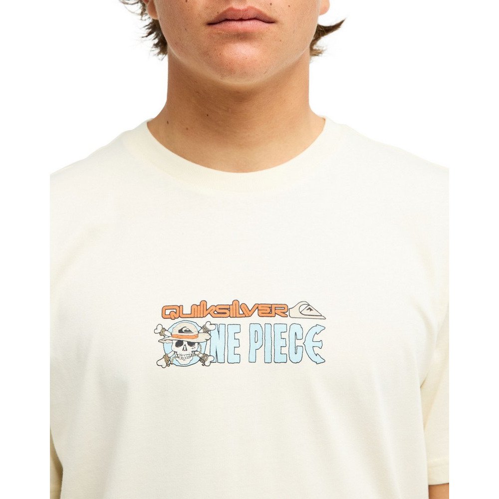 ホワイト 半袖Tシャツ クイックシルバー（Quiksilver）（メンズ）ワンピース PIRATES ISLAND