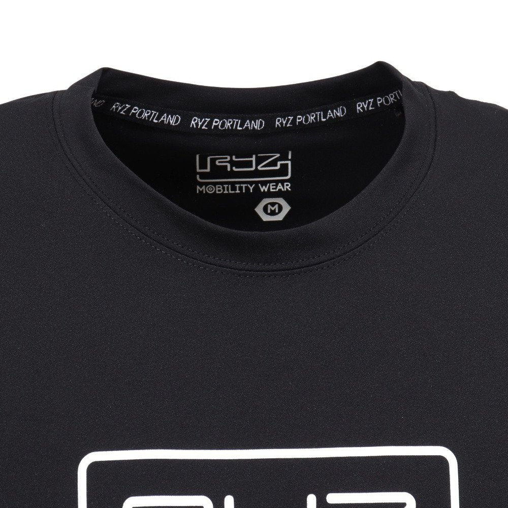 ライズ（RYZ）（メンズ）TECK 半袖Tシャツ RZ10CD26SS0011 BLK