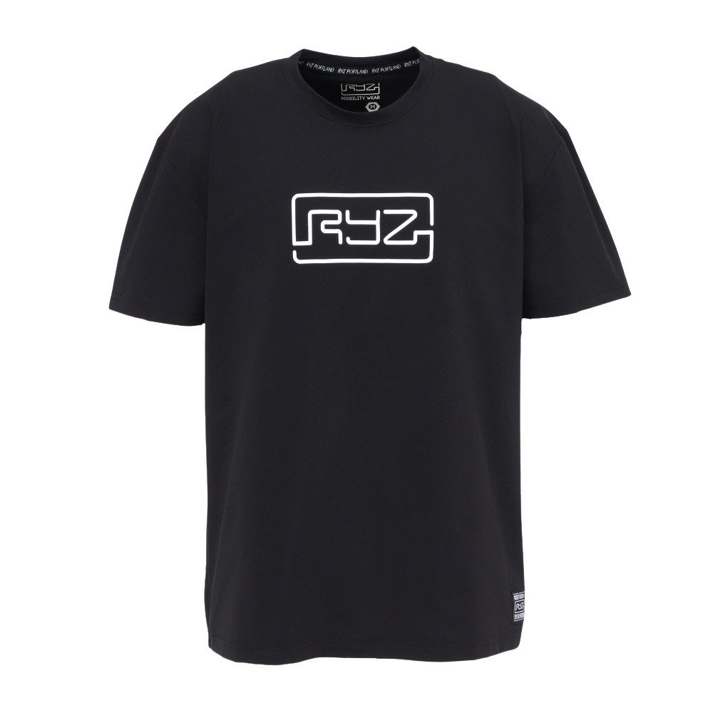 ライズ（RYZ）（メンズ）TECK 半袖Tシャツ RZ10CD26SS0011 BLK