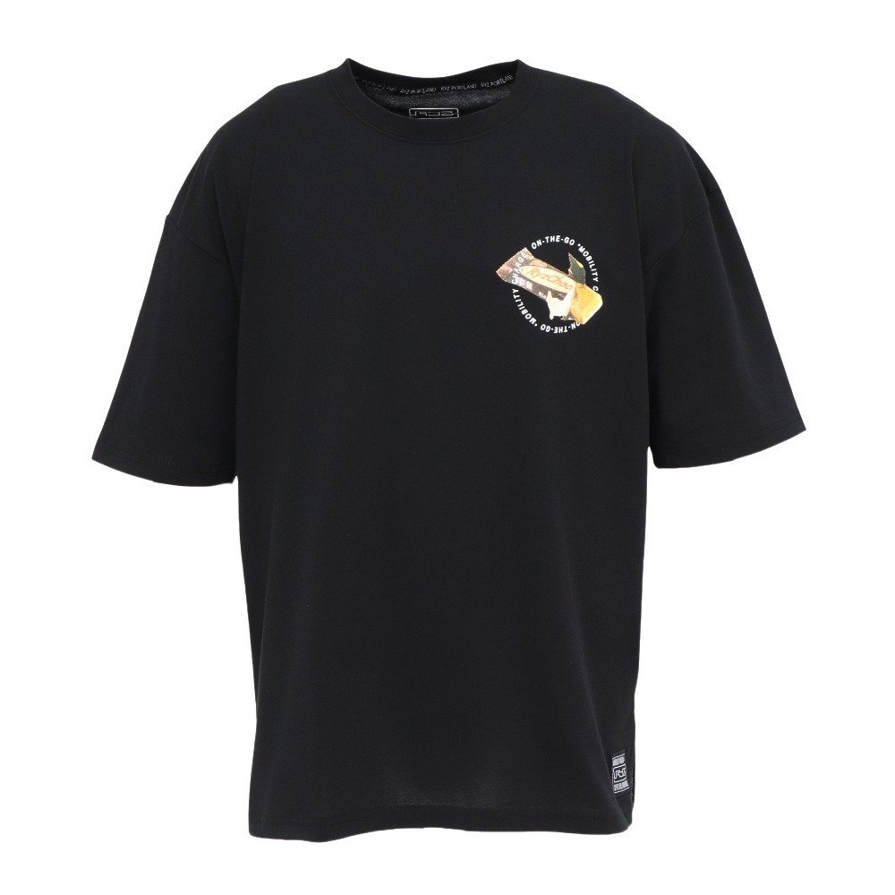 ライズ（RYZ）（メンズ）CHOCO BAR 半袖Tシャツ RZ10CD26SS0018 BLK