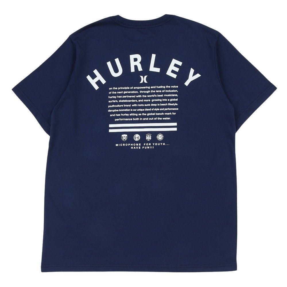 ハーレー（HURLEY）（メンズ）ARC ロゴ 半袖Tシャツ MCSS261087-NVY