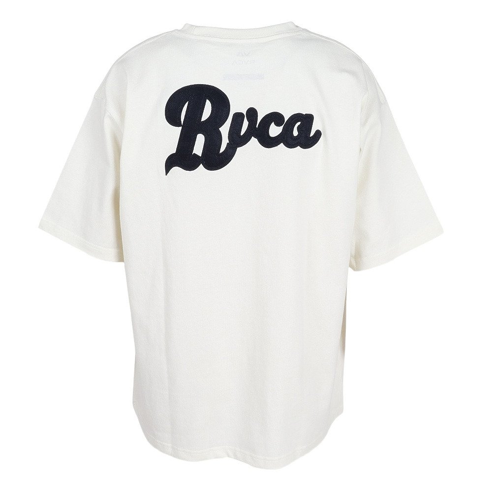 ルーカ（RVCA）（メンズ）RANCH SCRIPT 半袖Tシャツ BG041205 WHT