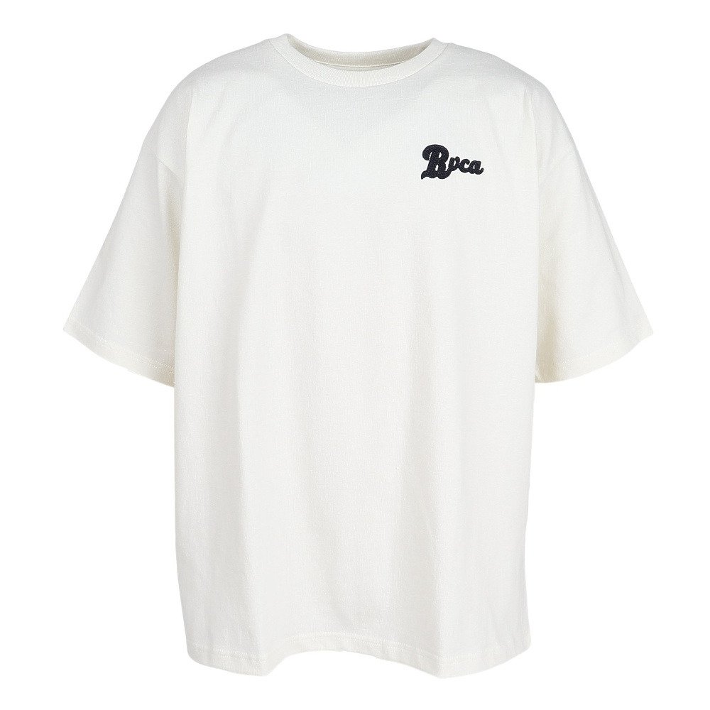 ルーカ（RVCA）（メンズ）RANCH SCRIPT 半袖Tシャツ BG041205 WHT