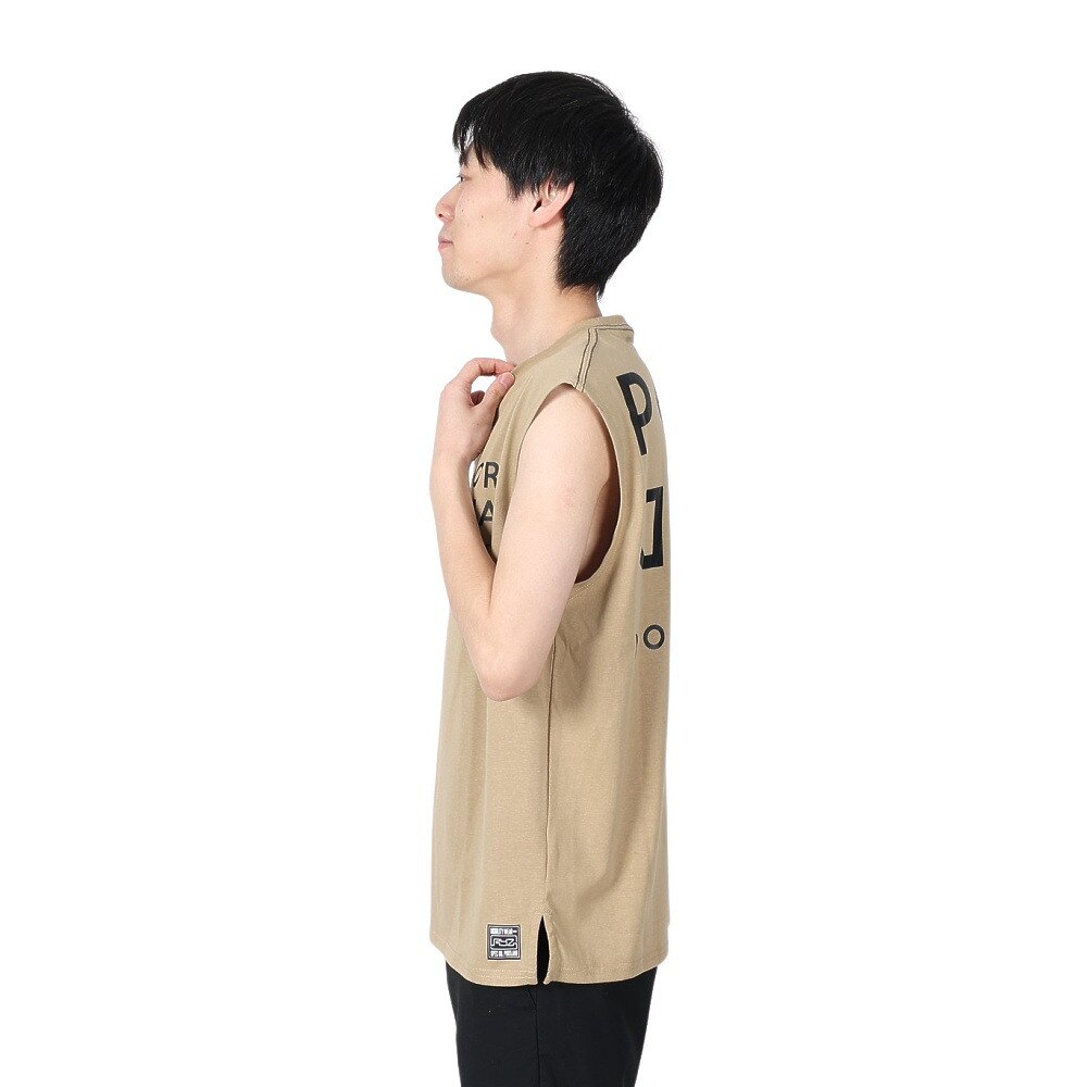 ライズ（RYZ）（メンズ）ノースリーブTシャツ RZ10EG4123 BEG★★★