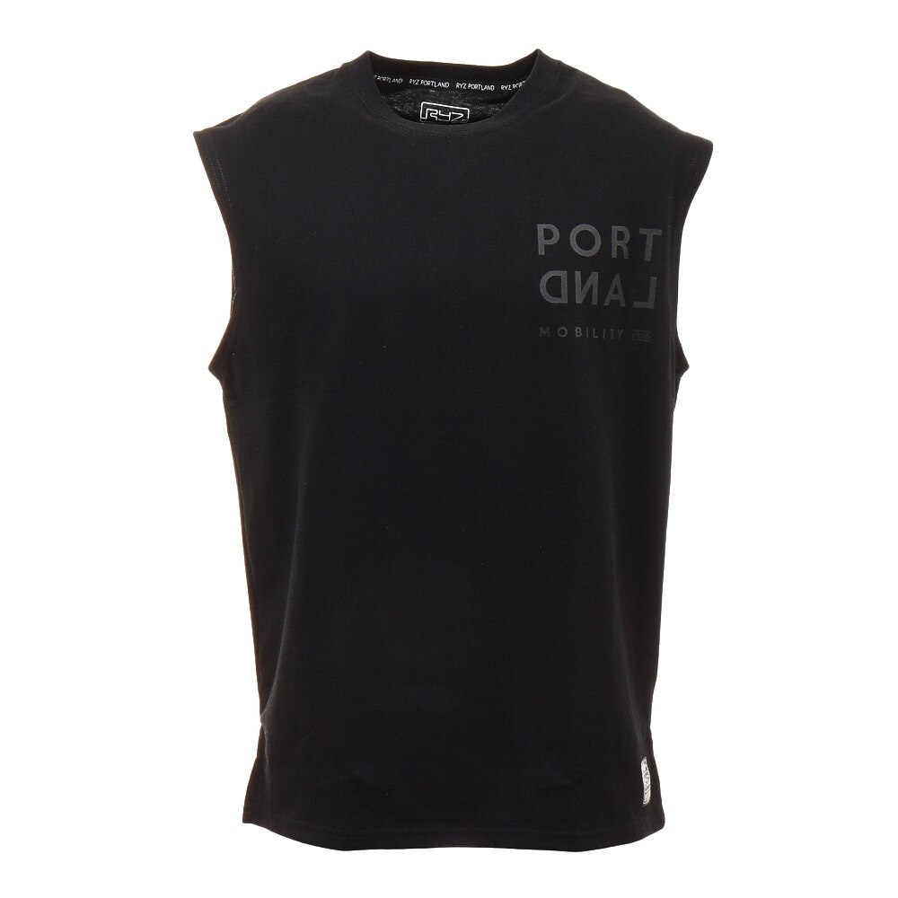 ライズ（RYZ）（メンズ）ノースリーブTシャツ RZ10EG4123 BLK