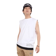 (メンズ)タンクトップ メンズ LAYERED ノースリーブ RZ10CD23SS0012 WHT