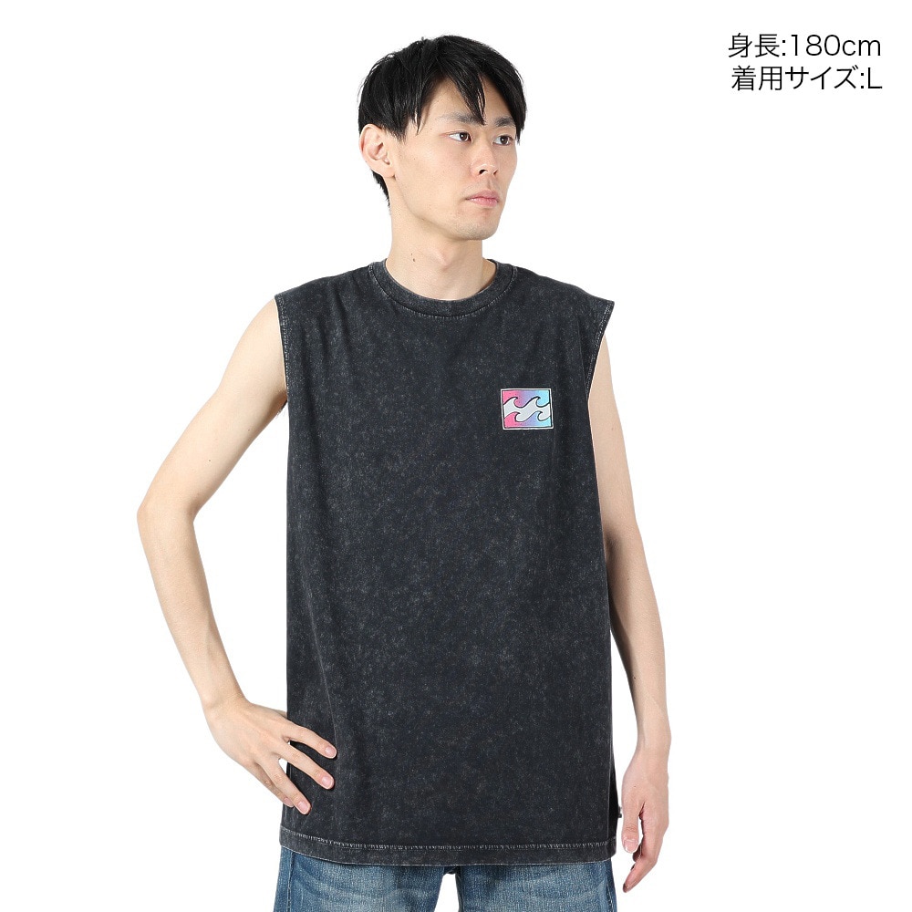 ビラボン（BILLABONG）（メンズ）タンクトップ CRAYON WAVE BE01A351 BLK