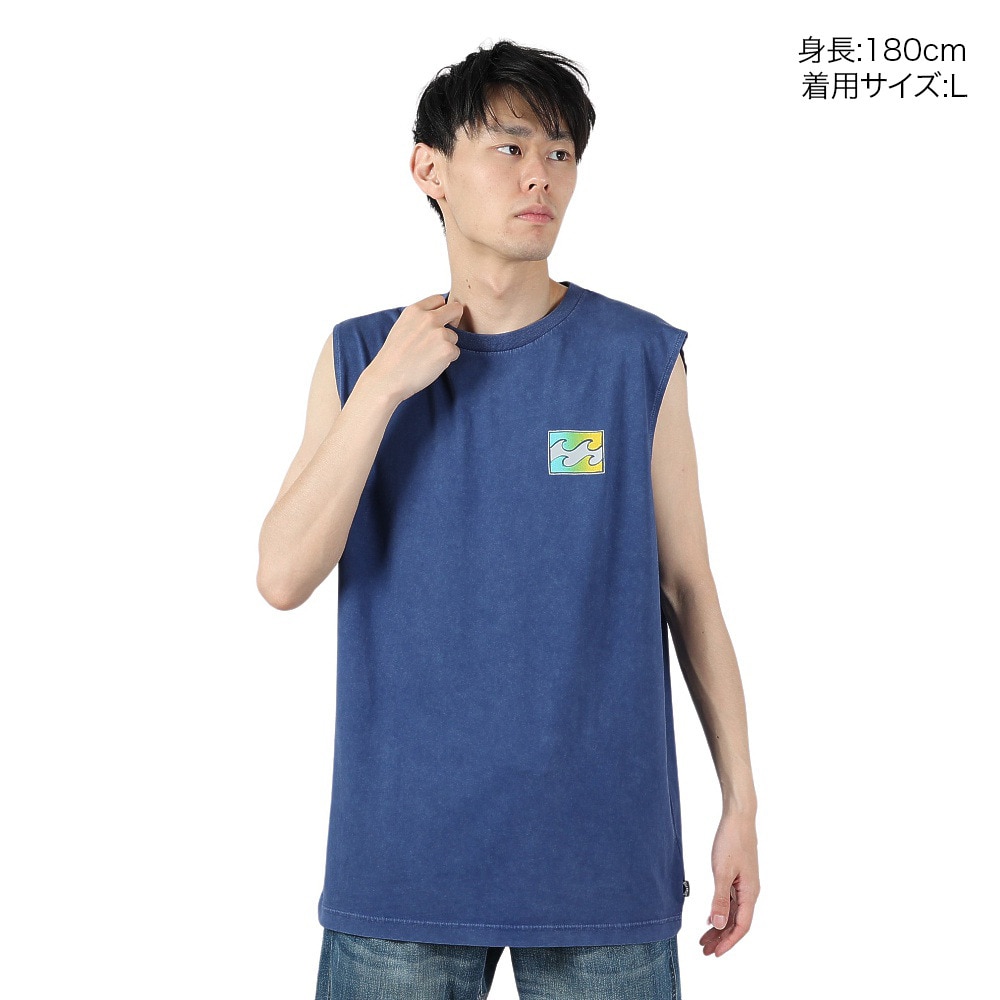 ビラボン（BILLABONG）（メンズ）タンクトップ CRAYON WAVE BE01A351 NVY