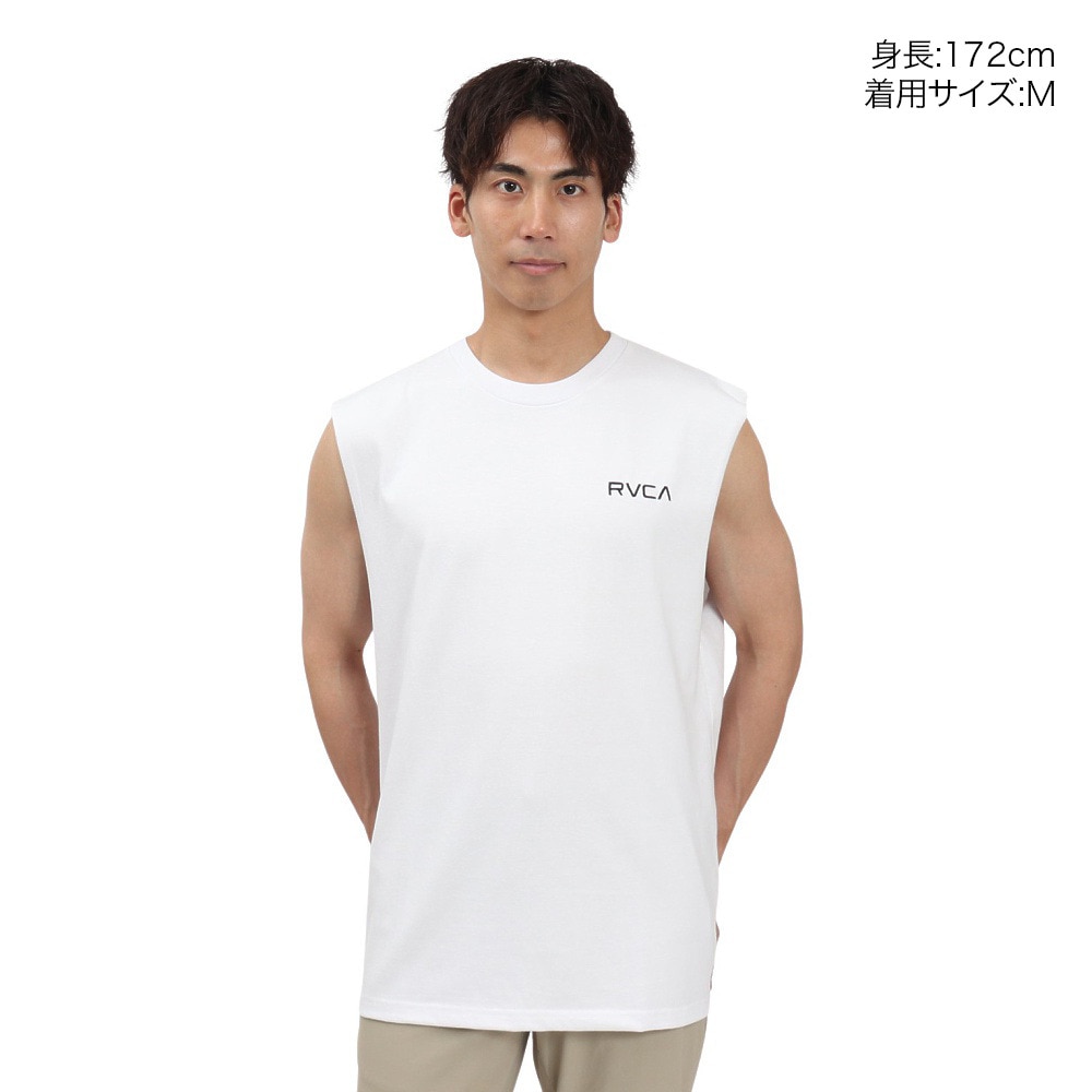 ルーカ（RVCA）（メンズ）BOX タンクトップ BF041356 WHT