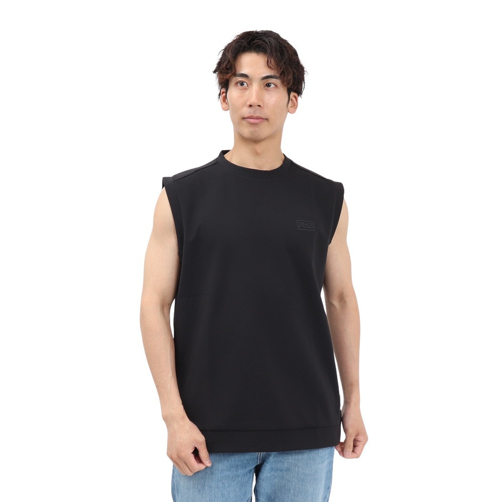 ライズ（RYZ）（メンズ）MFX ニット ノースリーブ Tシャツ RZ10DD25SS0021 BLK