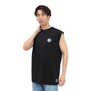 (メンズ)BACK TYPO ノースリーブTシャツ RZ10DD25SS0029 BLK