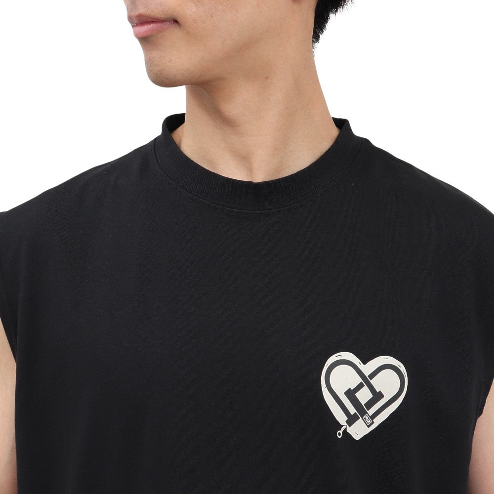 ライズ（RYZ）（メンズ）LOCKING HEART ノースリーブ RZ10DD25SS0030 BLK
