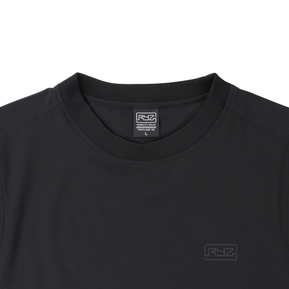 ライズ（RYZ）（メンズ）MFX ウーブン ノースリーブ Tシャツ RZ10EG25SS0017 BLK