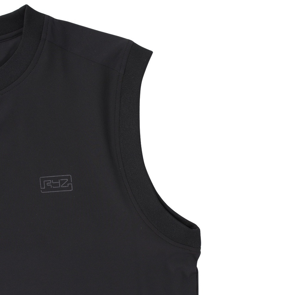 ライズ（RYZ）（メンズ）MFX ウーブン ノースリーブ Tシャツ RZ10EG25SS0017 BLK