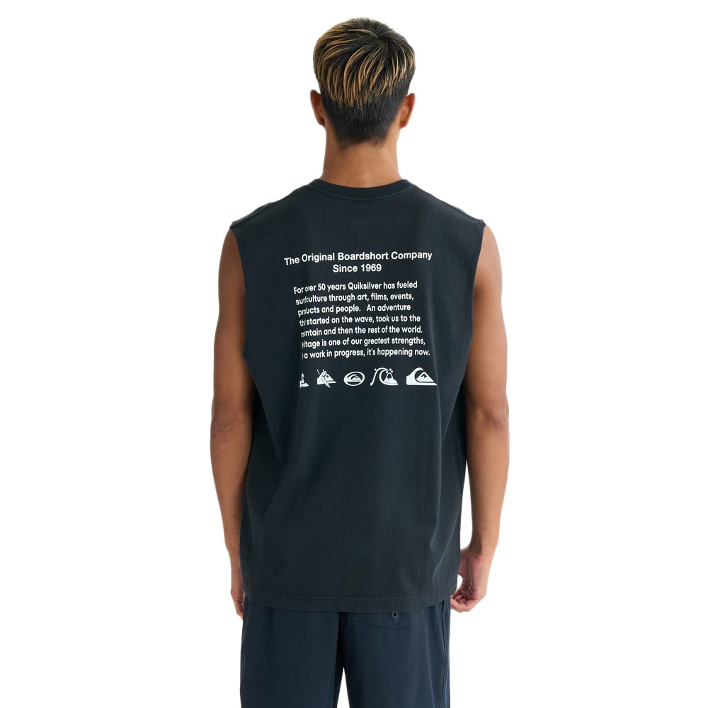 クイックシルバー（Quiksilver）（メンズ）HISTORY スリーブレスTシャツ 25SUQSL252003BLK