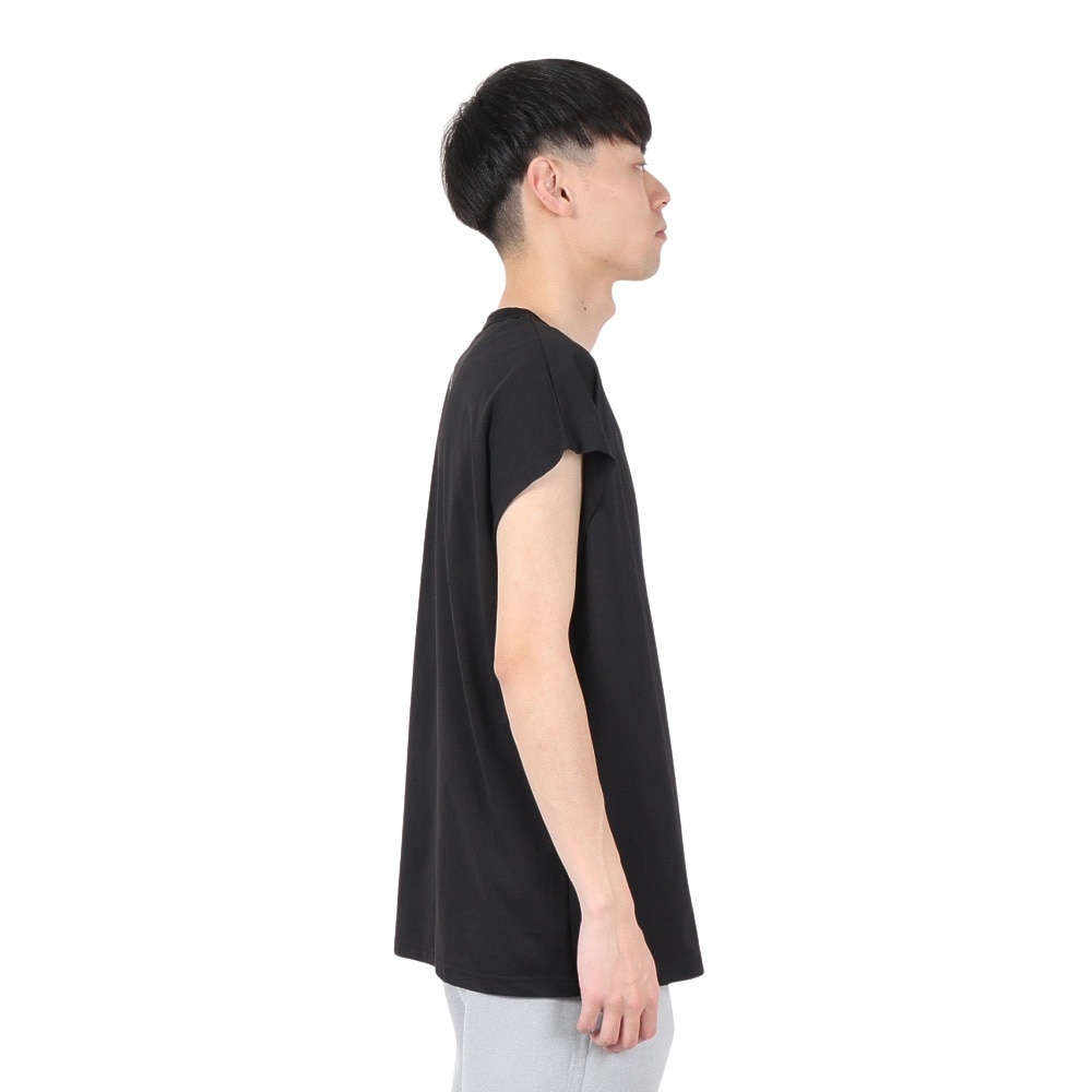 エアボーン（ARBN）（メンズ）ワンポイント ノースリーブTシャツ 水陸両用 AB2025SSM-APP004BLK