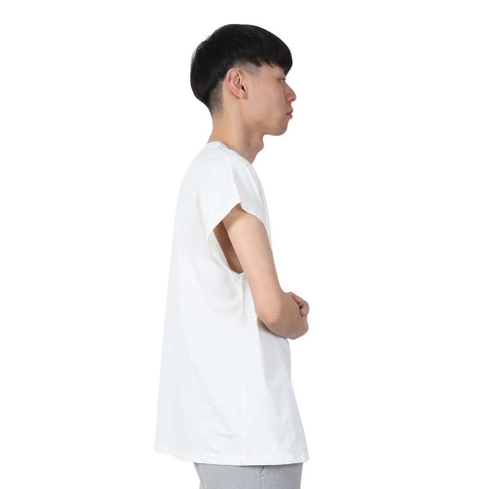 エアボーン（ARBN）（メンズ）ワンポイント ノースリーブTシャツ 水陸両用 AB2025SSM-APP004WHT
