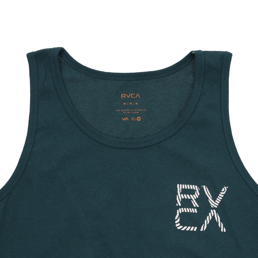 ルーカ（RVCA）（メンズ）ノースリーブ バックプリント FOARMING TANK タンクトップ BC041358 EMG