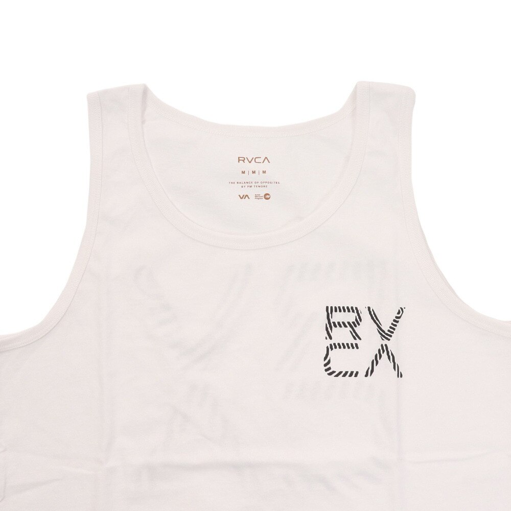 ルーカ（RVCA）（メンズ）ノースリーブ バックプリント FOARMING TANK タンクトップ BC041358 WHT