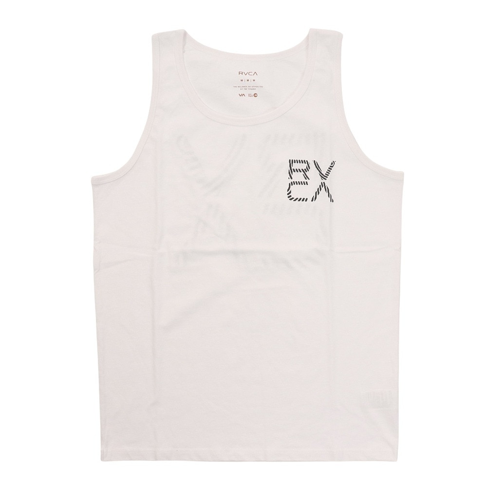 ルーカ（RVCA）（メンズ）ノースリーブ バックプリント FOARMING TANK タンクトップ BC041358 WHT