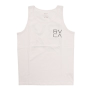 ルーカ（RVCA）（メンズ）ノースリーブ バックプリント FOARMING TANK タンクトップ BC041358 WHT