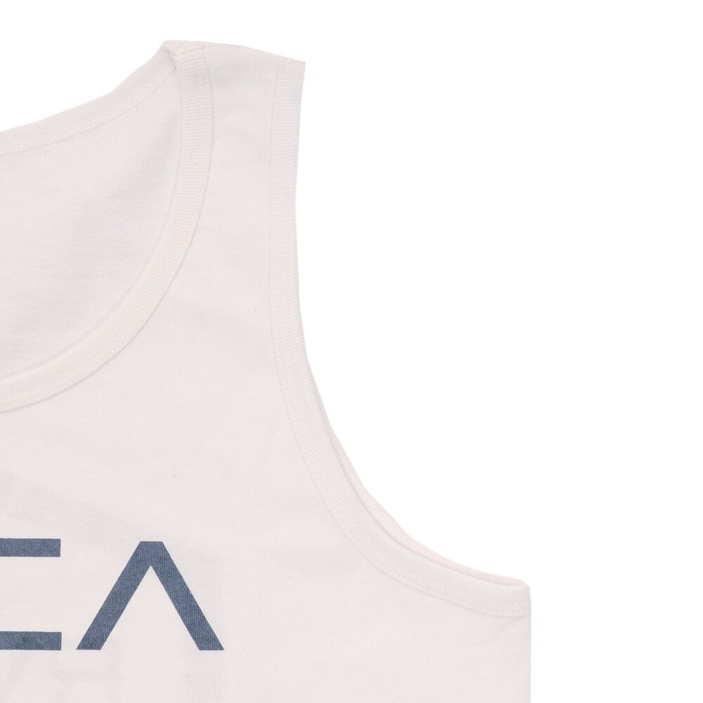 RVCA（メンズ）ノースリーブ バックプリント HEX FENCE TANK タンクトップ BC041359 WHT