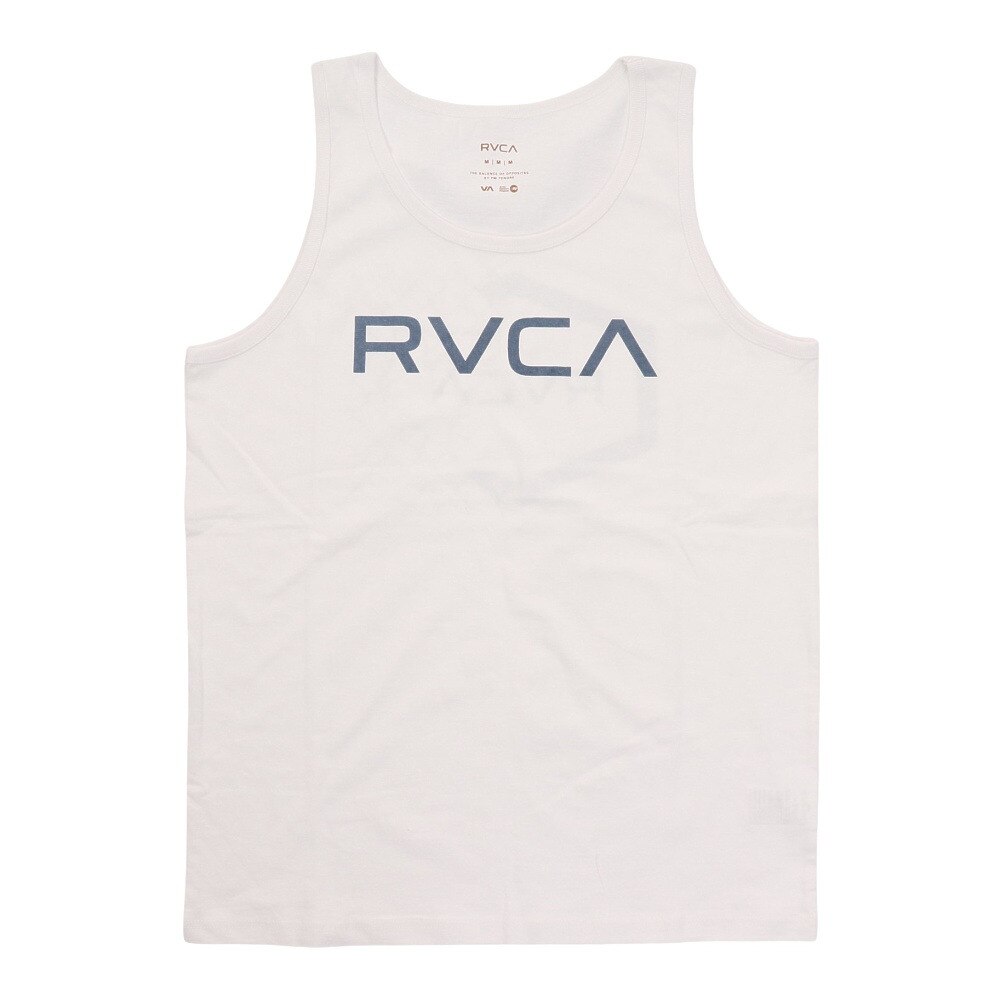 RVCA（メンズ）ノースリーブ バックプリント HEX FENCE TANK タンクトップ BC041359 WHT