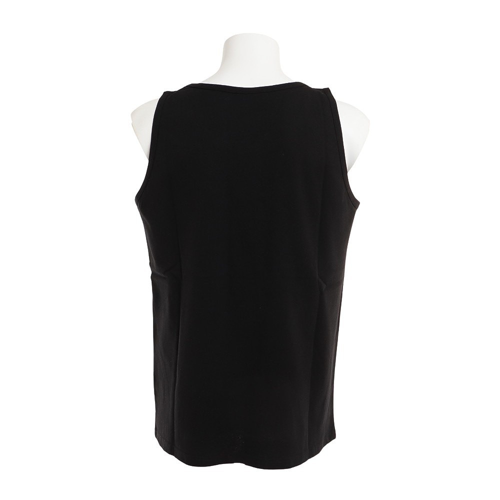 RVCA（メンズ）ラウンドネック ノースリーブ PALM SEAL タンクトップ 黒 BC041360 BLK