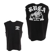 ルーカ（RVCA）（メンズ）バックプリント ノースリーブ SCORP SLEEVELESS 黒 タンクトップ BC041362 BLK