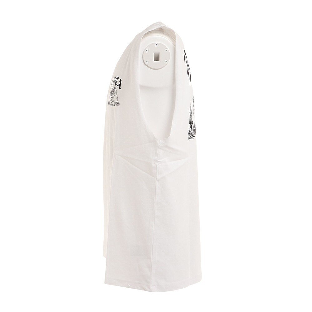 ルーカ（RVCA）（メンズ）バックプリント ノースリーブ SCORP SLEEVELESS 白 タンクトップ BC041362 WHT