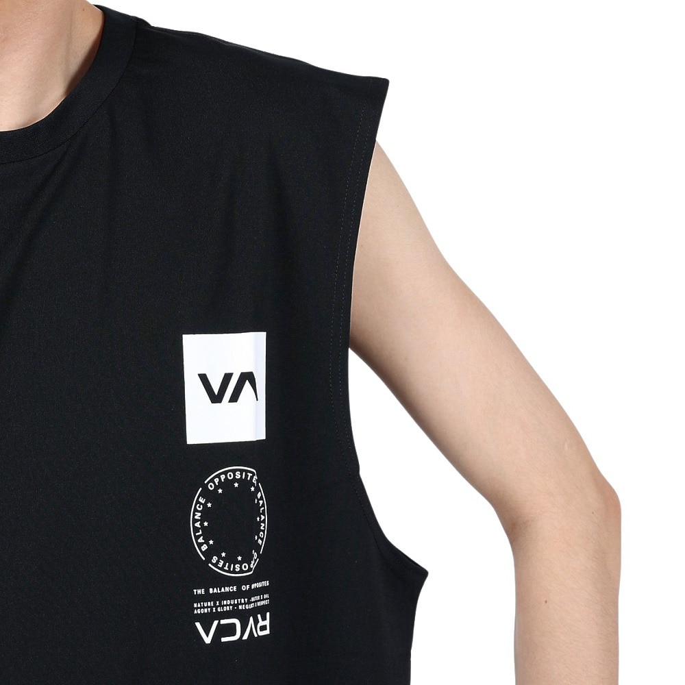 ルーカ（RVCA）（メンズ）VA VENT SURF タンクトップ ラッシュガード BE041806 BLK