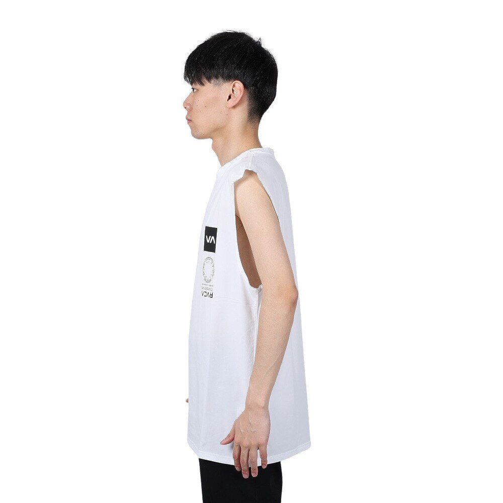 ルーカ（RVCA）（メンズ）VA VENT SURF タンクトップ ラッシュガード BE041806 WHT