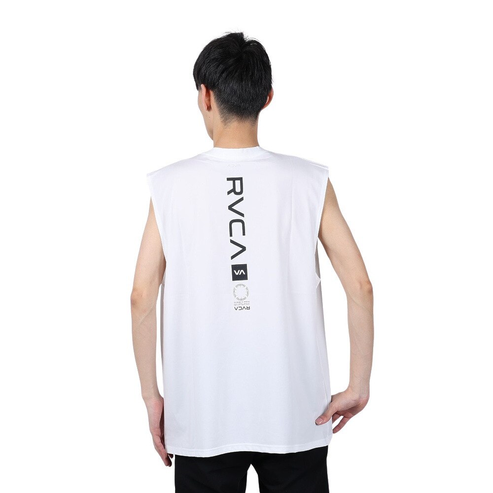 ルーカ（RVCA）（メンズ）VA VENT SURF タンクトップ ラッシュガード BE041806 WHT