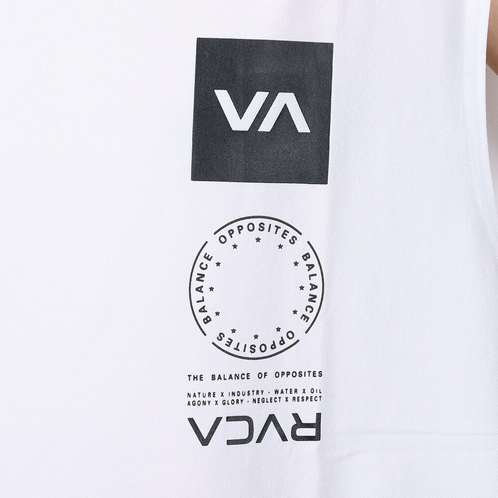 ルーカ（RVCA）（メンズ）VA VENT SURF タンクトップ ラッシュガード BE041806 WHT