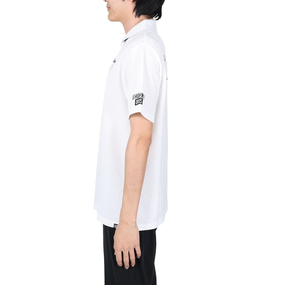 エアボーン（ARBN）（メンズ）半袖ポロシャツ 22S-ARBN-009PS-WHT
