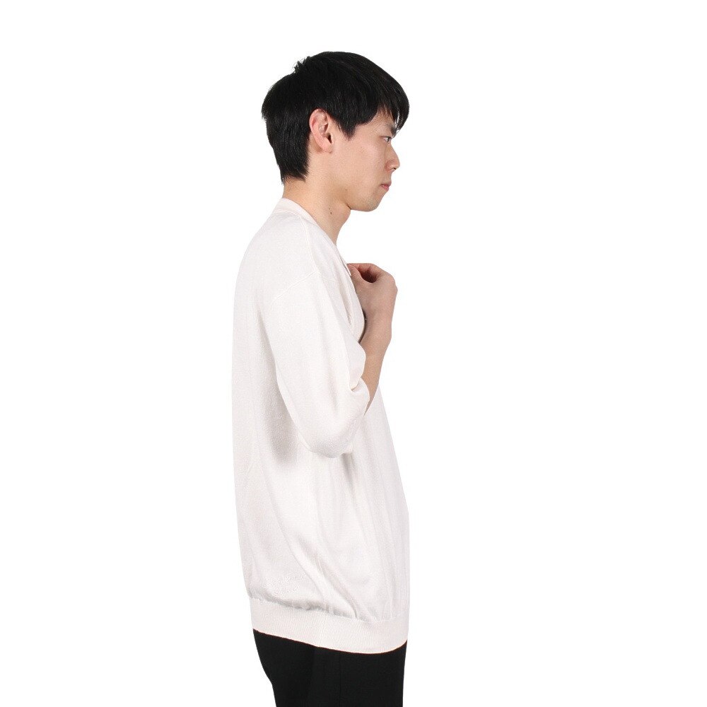 SLYDE（SLYDE）（メンズ）ニット半袖ポロシャツ 22SS SLYM016-OWHT