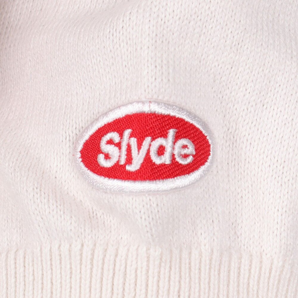 スライド（SLYDE）（メンズ）ニット半袖ポロシャツ 22SS SLYM016-OWHT