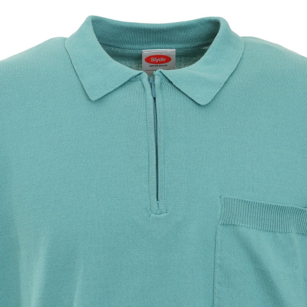 SLYDE（SLYDE）（メンズ）ニット半袖ポロシャツ 22SS SLYM016-TQG