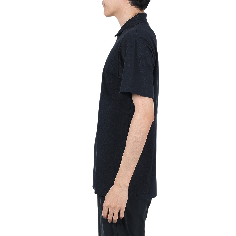 エアボーン（ARBN）（メンズ）ショートスリーブ BASIC ポロシャツ AB24SSM-APP0301-BLK