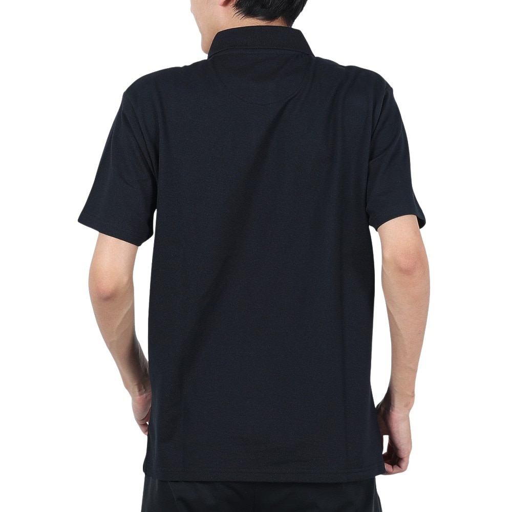 エアボーン（ARBN）（メンズ）ショートスリーブ BASIC ポロシャツ AB24SSM-APP0301-BLK