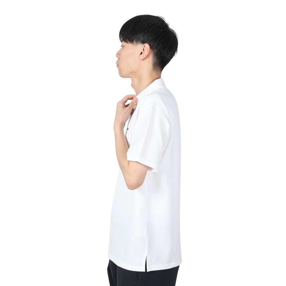 エアボーン（ARBN）（メンズ）ショートスリーブ BASIC ポロシャツ AB24SSM-APP0301-WHT