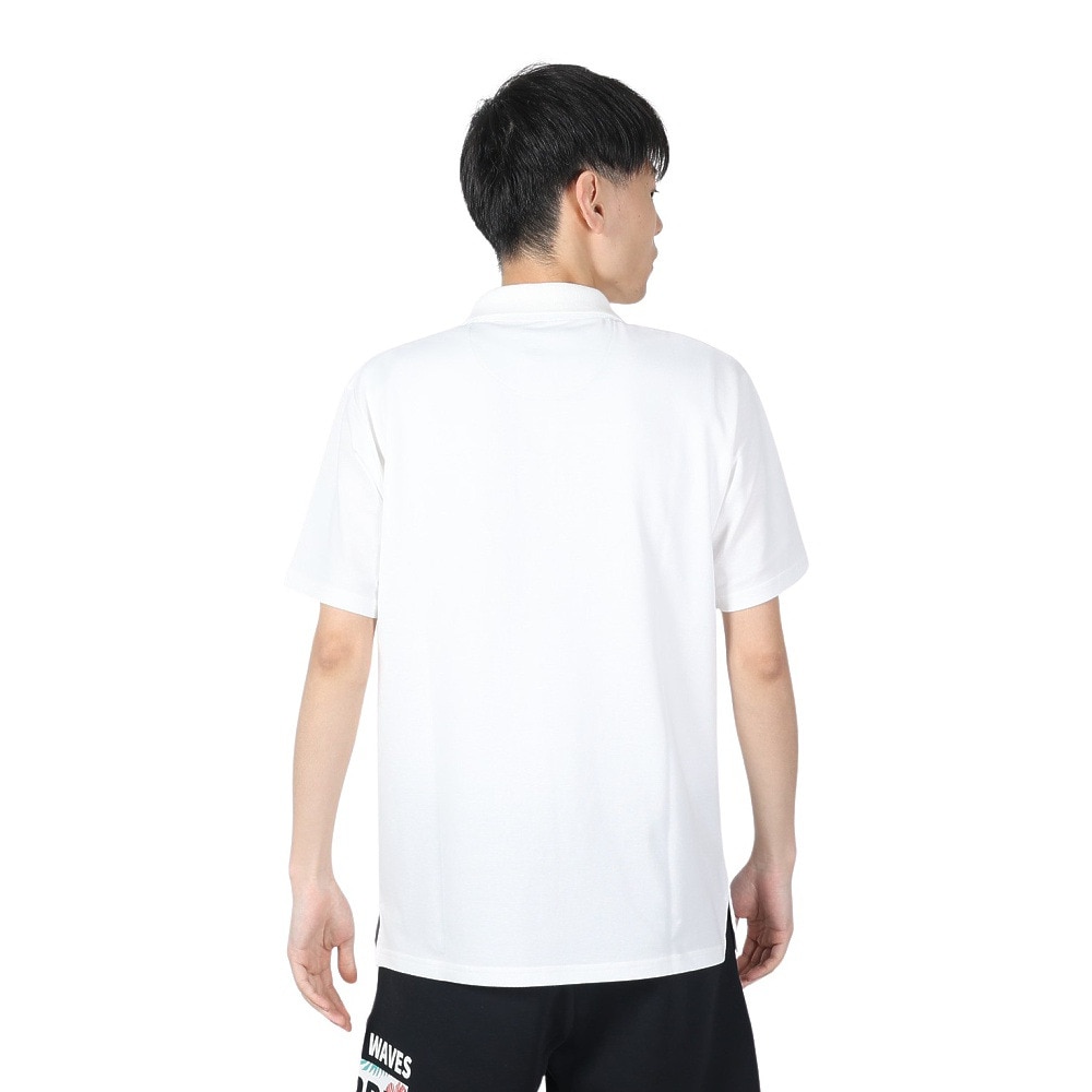 エアボーン（ARBN）（メンズ）ショートスリーブ BASIC ポロシャツ AB24SSM-APP0301-WHT