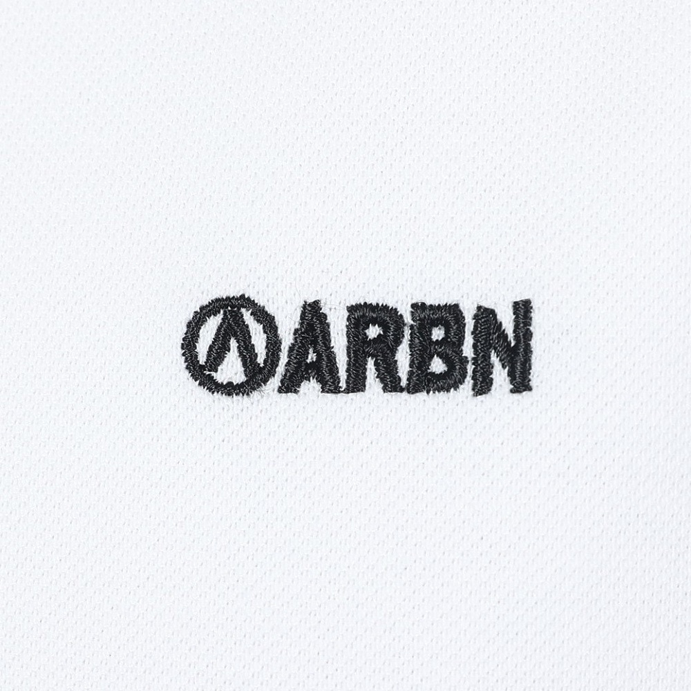 エアボーン（ARBN）（メンズ）ショートスリーブ BASIC ポロシャツ AB24SSM-APP0301-WHT