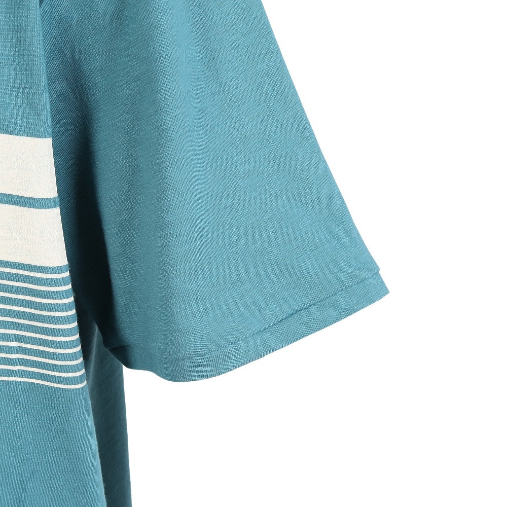 ハーレー（HURLEY）（メンズ）PRINTED STRIPE SLUB 半袖ポロシャツ MKT02173-422