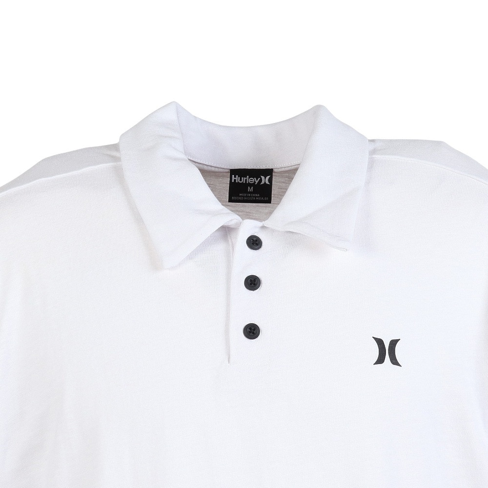 ハーレー（HURLEY）（メンズ）ICON SLUB 半袖ポロシャツ MKT02529-100