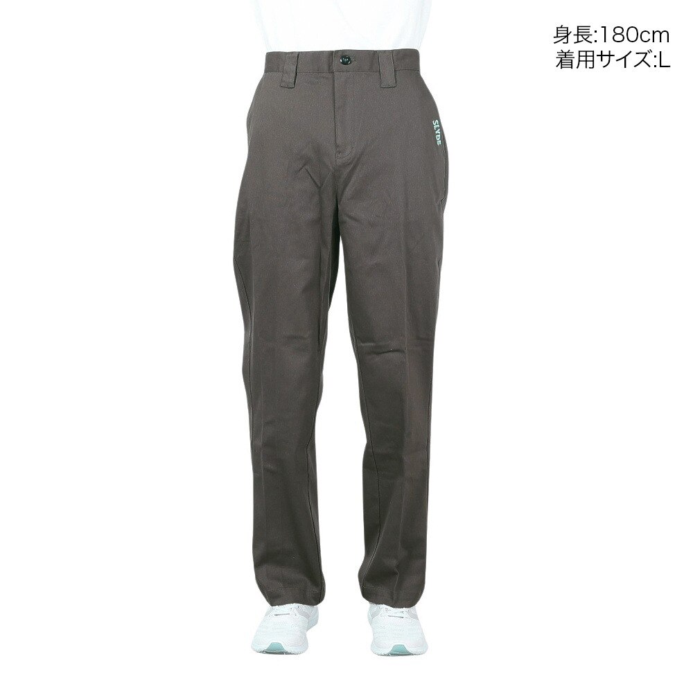 SLYDE（SLYDE）（メンズ）ストレッチ ストレート チノパンツ 22SSSLYM026-BLK