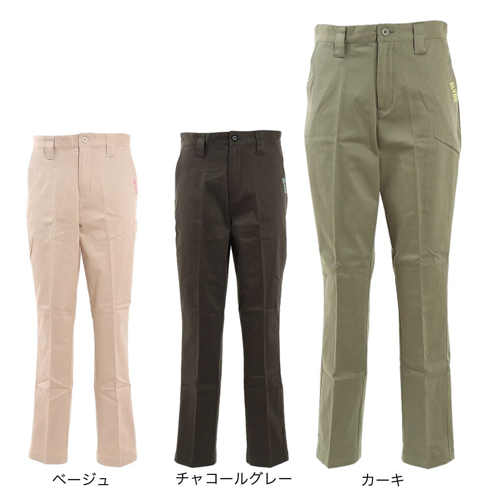 SLYDE（SLYDE）（メンズ）ストレッチ ストレート チノパンツ 22SSSLYM026-BLK